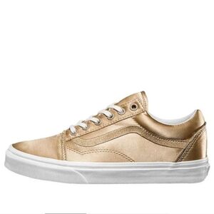Super Rare!! Stunning Gold Van's Old Skool Woman's 5.5 Nwb Nwt